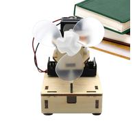 Kit de ventilateur éducatif - Modèle de circuit léger - Jouet d'ingénierie à tête mobile - Projet d'apprentissage créatif STEM - Activité motorisée manuelle - Expérience scientifique pratique pour les