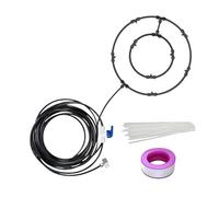 Kit De Ventilateur Monsieur - Kit De Refroidissement Du Jardin, Tent Mist Pulvérisateur | Configuration De La Buse Flexible Uniique Flexible, Diffuseur D'eau À Grande Zone Pour Le Climat Chaud Picnic