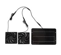 Kit de ventilateur solaire performant pour solution de refroidissement extérieur, ventilateur solaire avec revêtement en résine époxy et cellule