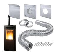 Kit de ventilation d'air froid, adaptateur de cheminée, bouclier thermique de haute qualité, contrôle du flux d'air, résistance aux hautes températures, système de support de ventilation, ensemble de