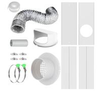 Kit de ventilation de séchage intérieur -connecteur de séchoir léger | Système de ventilation intérieure d'échappement rapide, kit de ventilation intérieure solide pour lessive des appartements