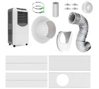 Kit de ventilation de sèche-linge, ensemble de conduits avec tuyau d'échappement adaptable | Connecteur pratique pour fenêtres coulissantes, accessoires robustes de sèche-cheveux pour installation