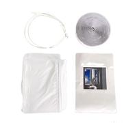 Kit de ventilation générique pour le climatiseur de fenêtre - Joint isolant portable, accessoires résistants et imperméables | Protection universelle pour l'assemblage de la climatisation dans les env