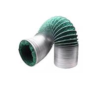 Kit de ventilation isolé, tuyau flexible ignifuge pour grille d'aération de sèche-linge, hotte, CVC et échappement d'atelier