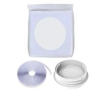 Kit de ventilation portable pour fenêtre à courant alternatif - Climatiseur de porte coulissante réglable sans kit de perçage - Plaque de ventilation universelle pour dortoir, balcon, appartement