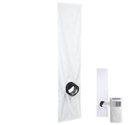 Kit de ventilation pour fenêtre - Tissu d'étanchéité pour climatiseur - Kit de ventilation pour fenêtre AC | Joint de fenêtre AC avec fermeture éclair et adhésif, barrière de climatisation,