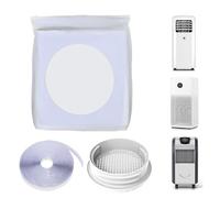 Kit De Ventilation Pour Porte Coulissante | Kit D'Étanchéité De Fenêtre Pour Climatiseur Mobile,Pièces De Remplacement De Panneau Joint Accessoires Pour Tuyau D'Évacuation Maison Appartement