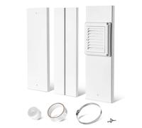 Kit de Ventilation pour Sèche-linge-Duoku-Adapté aux Fenêtres Coulissantes Verticales ou Horizontales