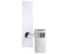 Kit de ventilation pour sèche-linge - Tissu d'étanchéité imperméable pour climatiseur - Déflecteur coupe-vent - Joint de fenêtre AC pour joint de fenêtre inclinable à battant moyen ou grand