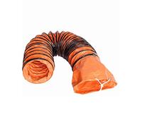 Kit de ventilation robuste en PVC de 10 m, conduit flexible ignifuge haute température pour grands ventilateurs, échappement de grenier, flux d'air de serre
