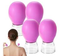 Kit De Ventouses Faciales 4 Pièces Ensemble De Beauté Pour Massage Facial | Ventouses De Massage Facial Du Visage Pour La Maison, Les Voyages, Le Lieu De