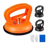 Kit de ventouses pour bosses de voiture : 6 pièces, 2 grandes ventouses + 1 petite ventouse, effaceur de bosses de carrosserie de voiture, 150+20 kg de force d'aspiration, transport de bosses de voitu
