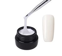 Kit de vernis à ongles en gel de peinture 3D blanc pour dessins d'art d'ongles Gel de fil de ligne de dessin Soak Off UV LED ensemble de manucure, 8g