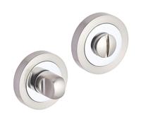 Kit de verrou à bouton à barrette standard Smith & Locke en chrome / nickel brossé 50mm