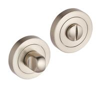 Kit de verrou à bouton à barrette standard Smith & Locke en nickel brossé 50mm