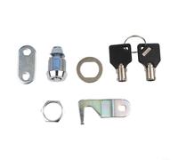 Kit de verrouillage à came tubulaire sécurisé avec clés de 1,6 cm pour boîtes à outils et armoires, design en alliage de zinc, convient aux découpes de montage standard (1 pièce)