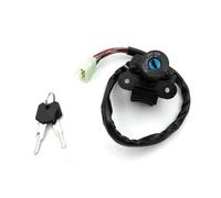 Kit de Verrouillage à clé Accessoires Moto Interrupteur D'allumage Bouchon De Réservoir D'essence Ensemble Clés pour Kawasaki ZX6R 2000-2002 ZZR400 1993-2006(Ignition Switch Lock)