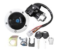 Kit de Verrouillage à clé Bouchon De Réservoir Carburant avec Serrure Contact Et Clé pour Moto pour Suzuki pour Bandit S GSF1200S 2006 GSF1250 2007-2011 37000-49820