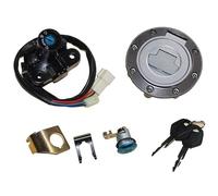 Kit de Verrouillage à clé Bouchon De Réservoir D'essence pour Moto, Contacteur D'allumage Et Clé Verrouillage pour YFZ600 R6 2006 2007 2008 2009 2010 2011 YFZ 600