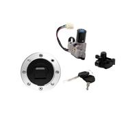 Kit de Verrouillage à clé Interrupteur D'allumage Moto, Couvercle De Réservoir, Bouchon avec 2 Clés pour Suzuki GSX400 FJ/FK/FAK/FL GK74A 1988-1990 1989
