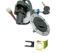 Kit de Verrouillage à clé Kit De Verrouillage Bouchon Réservoir Carburant pour Contacteur D'allumage Moto avec Clés pour Suzuki GSX1300R K1 pour Hayabusa 2001