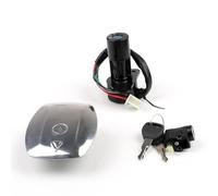 Kit de Verrouillage à clé Kit De Verrouillage Bouchon Réservoir Carburant pour Moto avec Clés pour Suzuki GS125 6 Wire 1982-2000 1999 1998 1997 1996 1995 1994 1993