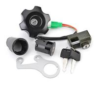 Kit de Verrouillage à clé Kit De Verrouillage Contacteur D'allumage pour Bouchon Réservoir Moto avec Clés pour Suzuki DRZ400 DR-Z400SM 2010-2019 (E03/E28)