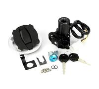 Kit de Verrouillage à clé Serrure De Contacteur D'allumage pour Bouchon Réservoir Moto avec Clés pour Kawasaki pour Ninja 650 Z650 EX650 2017-2023 2022 2021 2020 2019 2018