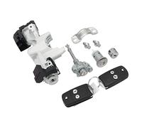 Kit de Verrouillage Complet,Interrupteur d'allumage,Cylindre de Serrure de Porte,Coque de clé pour CRV CR-V 12-16,Interrupteur d'allumage de Voiture