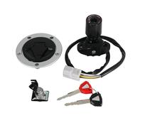 Kit de verrouillage de capuchon de contacteur de clé de contact for moto ZX1000 Z1000SX 2011 2012 2013 2016 27005 0555 51049 0039