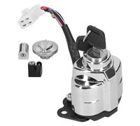 Kit de verrouillage de couvercle de réservoir de carburant pour casque d'allumage de moto avec 2 clés, ajustement universel Shadow VT600 VT400 VT750 Steed VLX 400 600 CA250