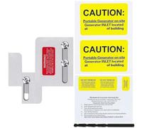 Kit de verrouillage de générateur électrique pour panneaux BR Series 150 et 200 A conçus pour protéger les travailleurs des services publics et les circuits domestiques