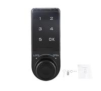 Kit de verrouillage de l'armoire électronique, touche de mot de passe du clavier verrouillage de mot de passe Smart Digital Colle sans clé Entrée de sécurité Cabinet codé pour la (Installation l = 20)