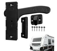 Kit De Verrouillage De Porte D'écran RV Avec Vis - Remplacement De La Poignée De Verrouillage De La Porte Du Camping-car | Pièces D'entrée De Remorque De Voyage Antift Scren À L'épreuve Des Intempérie