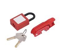 Kit de Verrouillage pour Disjoncteur, Dispositif de Sécurité Universel avec nylon Cadenas pour Électriciens, Installation Rapide Sans Outil, pour Chantiers, Usines et Industries Chimiques