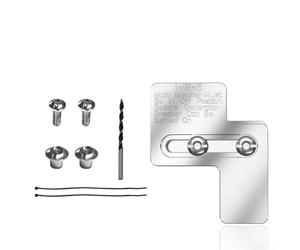 Kit de verrouillage pour générateur Siemens et Murray 100 A avec espacement de 7/8 à 1 1/4 pouces pour panneau de disjoncteur interrupteur de sécurité en alliage d'aluminium argenté monophasé modèle