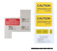 Kit de verrouillage pour nerator électrique pour panneaux 150/200 A avec kit complet pour y compris manuel d'installation, étiquettes et accessoires de montage