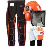 Kit de vêtements de sécurité Oregon Type A avec Jambières, Gants S et Casque