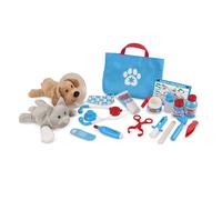 Playset Melissa & Doug Ensemble de jeu pour animaux de compagnie Examiner et traiter Multicolore G