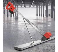 Kit de vibrage chape de béton, outil de finition de béton, dameuse électrique sans fil, règle de nivellement de surface, vibrante chape de ciment, 1,5 m