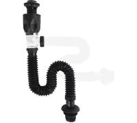 Kit de vidage d'évier, bonde de lavabo Pop Up Click à connexion 1,1/4"", égouttoir d'évier universel anti-odeur