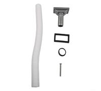 Kit de vidage d'évier de cuisine gris, tête de trop-plein rectangulaire vers le haut pour évier de cuisine ou de salle de bain, raccords de bonde d'évier, construction en PVC PP