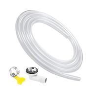 Kit De Vidange De Climatiseur - Tuyau Flexible en Pp, Tube De Connecteur De 15 Mm, Pince De Fixation Rapide | Accessoire De Drainage Durable Pour Unités Portables De Fenêtre Mini Systèmes Divisés Entr