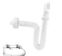 Kit de vidange de drain de puits - Sink | Kit d'évier de salle de bain | Piège de tuyaux de drainage | Siphon de l'économie d'espace | Siphon réglable à 360 ° | Drains à l'épreuve des fuites Siphons p