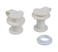 Kit de vidange de refroidisseur pour camping, pêche, hayon comprenant deux tailles de tige de 2,5 cm et 3,8 cm de long pour un joint étanche sécurisé (3,8 cm)