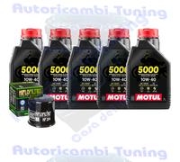 Kit De Vidange D'Huile Motul 5000 10W40 Pour Triumph Rocket 3 R2020