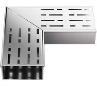 Kit de vidange en acier inoxydable pour cuisine, tranchée, grille de terrasse, siphon de sol en forme de U pour cour
