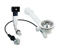 Kit de vidange évier de cuisine centre rotatif 3 1/2 pouces / 114 mm vanne à ...