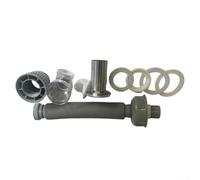 Kit de vidange flexible de salle de bain avec mécanisme de siphon réglable, tube ondulé et noyau résistant pour les installations de vidange d'évier communes