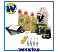 Kit De Vidange Huile CASTROL Filtres Bougies Pour Suzuki SV 650 SL 2011